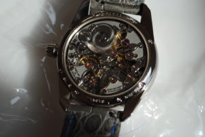 Grönefeld Remontoire Guilloche and enamel