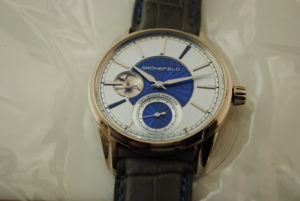 Grönefeld Remontoire Guilloche and enamel