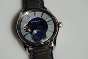 Grönefeld Remontoire Guilloche and enamel