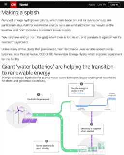 An awesome project in the (beneath the) Alps close to going online.  https://www.cnn.com/2022/08/01/world/water-battery-switzerland-renewable-energy-climate-scn-hnk-spc-intl/index.html